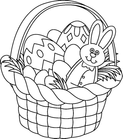 easter clipart free black and white